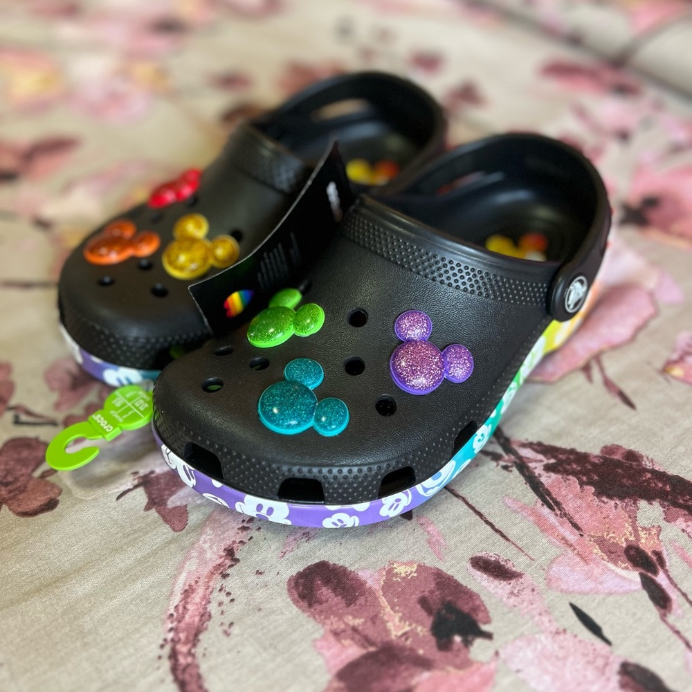 Disney Mickey Mouse Pride Crocs - Picture 2 of 9